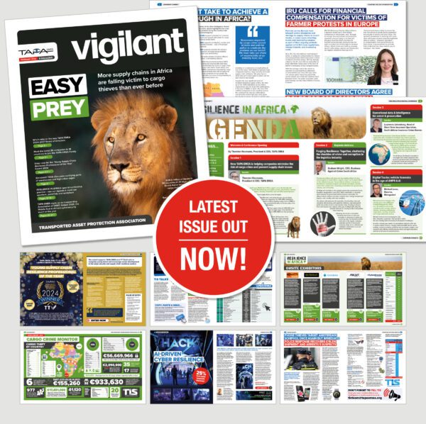 Welcome to the February 2024 Edition of TAPA EMEA’s Vigilant e-Magazine.
