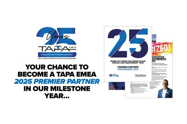 Places are Going Fast … Act Now if You Want to be a TAPA EMEA 2025 Premier Partner  
