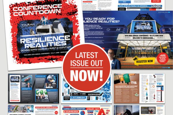 The latest issue of TAPA EMEA’s Vigilant e-Magazine is out now…