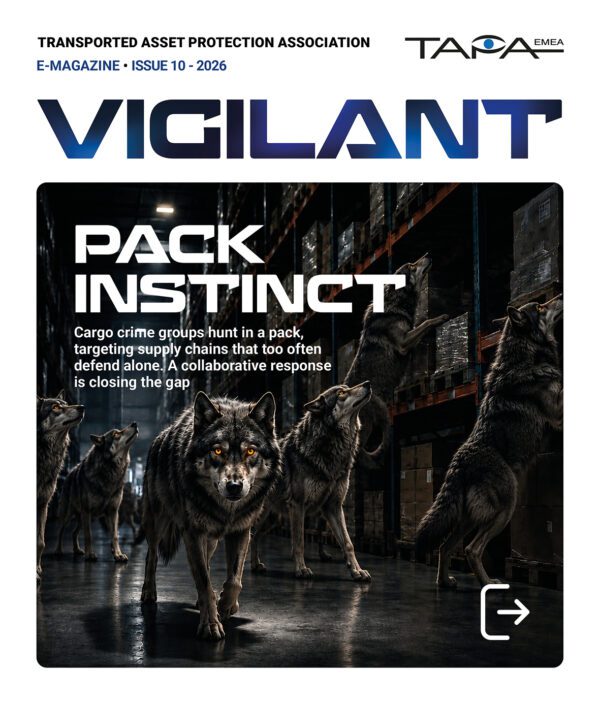 The latest issue of TAPA EMEA’s Vigilant e-Magazine is out now…